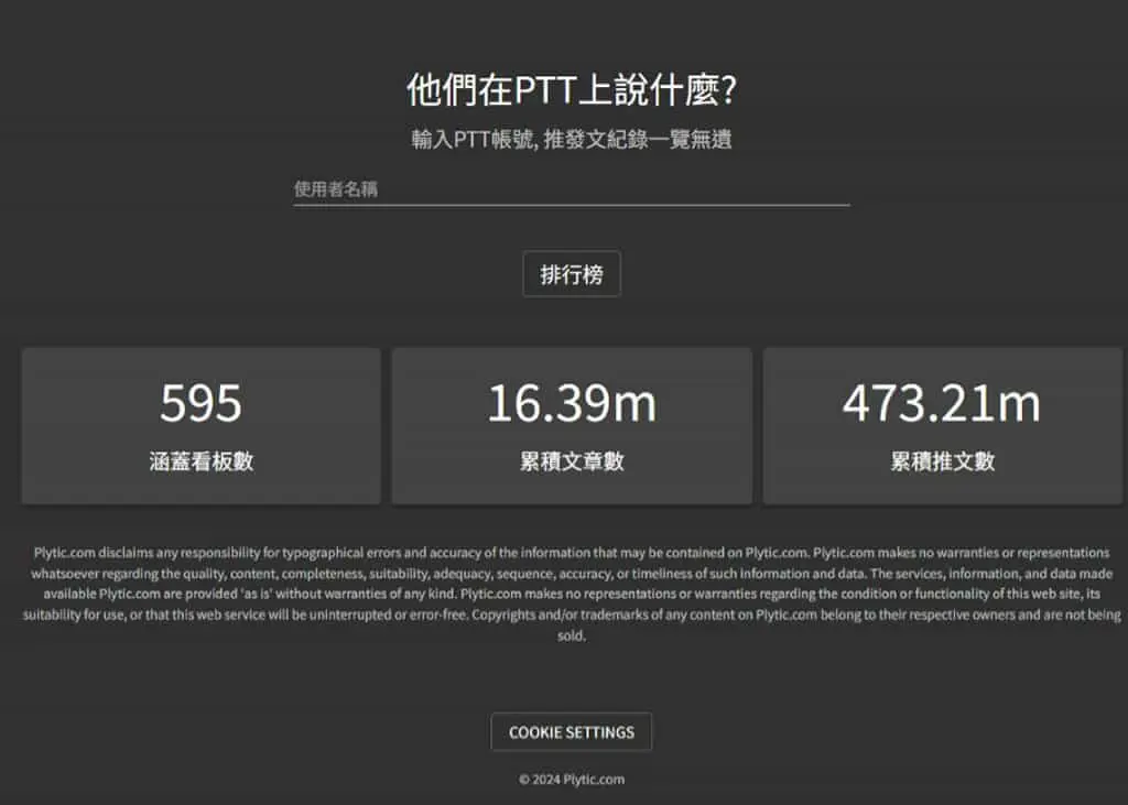 發現PTT：免費搜尋 PTT 帳號推文、發文與噓文紀錄的最佳工具