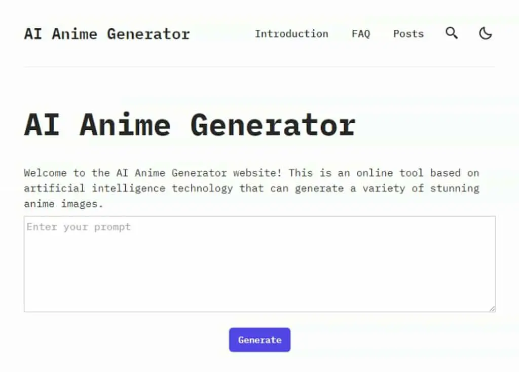 AI Anime Generator：免費 AI 線上工具，快速生成動漫風格圖像，無使用次數限制