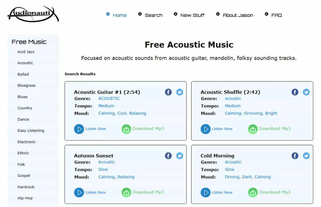 AudionautiX：免費音樂素材資源，適用於個人與商業創作