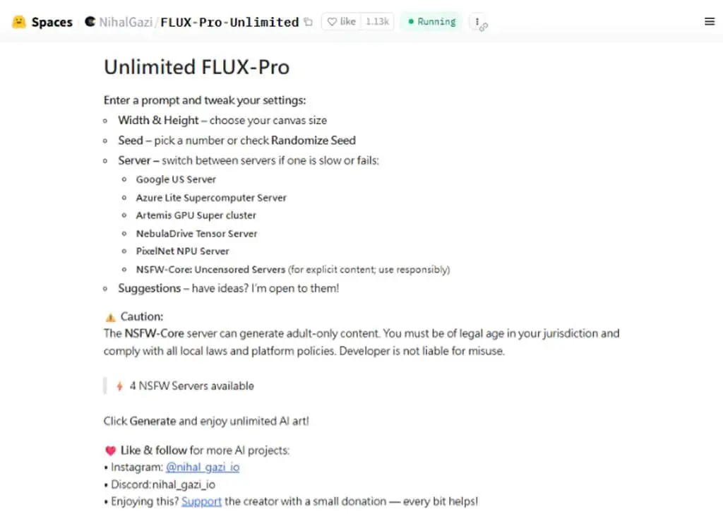 無限生成 AI 圖像！Unlimited FLUX-Pro 零成本打造專屬創意圖像