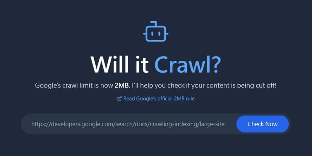 Google 只檢索網頁前 2MB！你的重要內容有沒有落在這個範圍內？